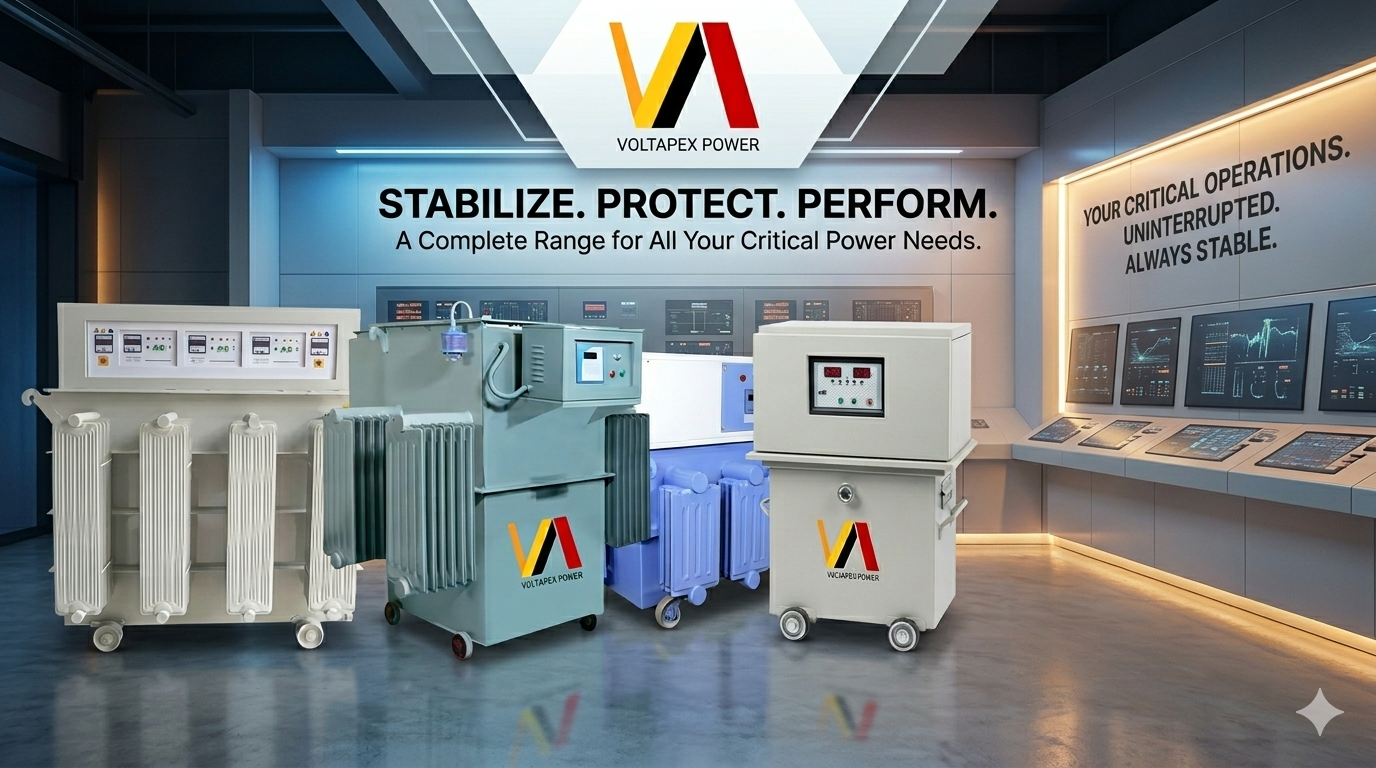 Voltapex Power servo voltage stabilizer manufacturing facility in Delhi